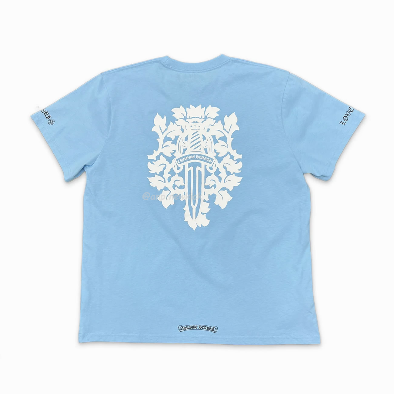 Chrome Hearts Vine Dagger T Shirt Baby Blue (3) - newkick.cc